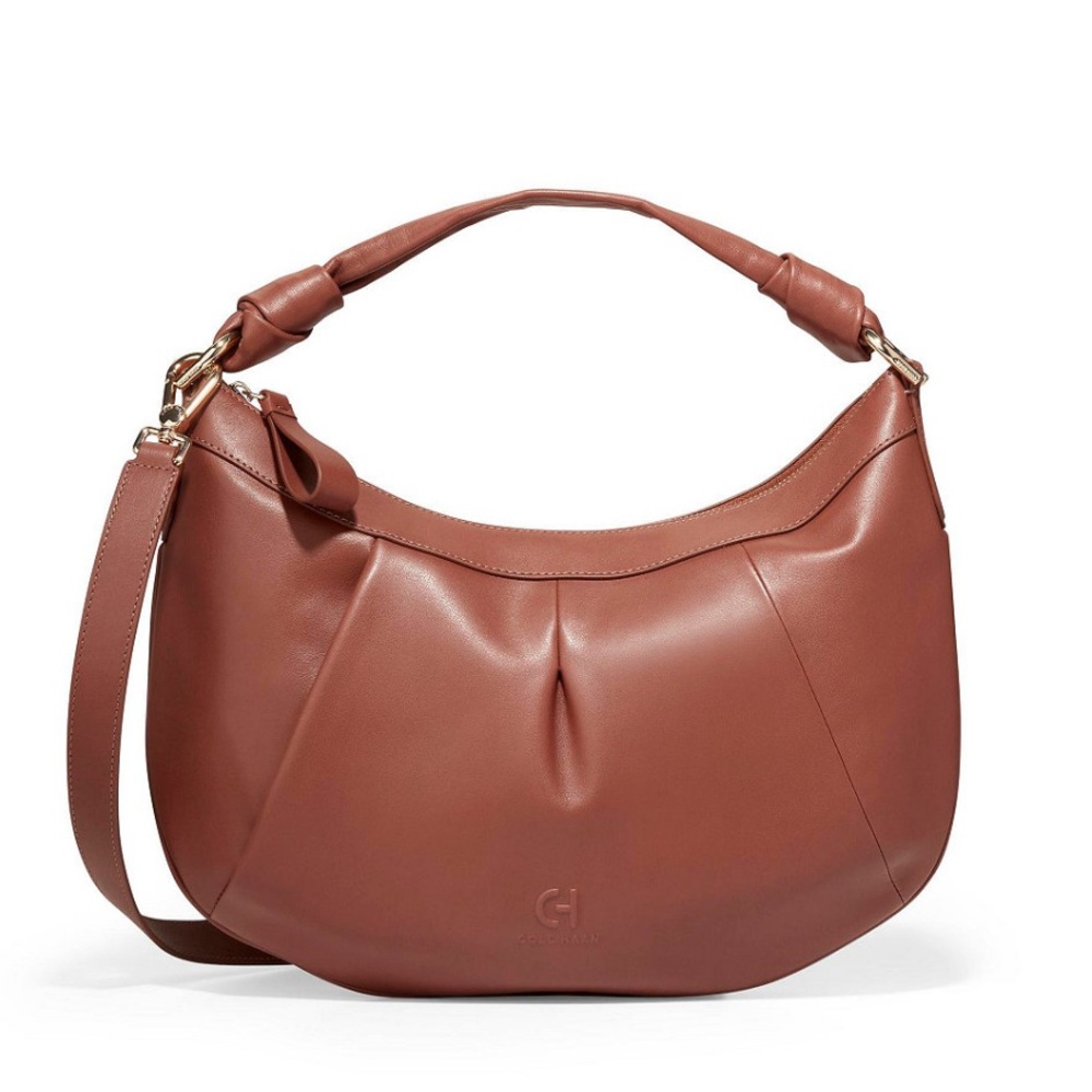 Cole Haan Grand Series Aponte Slouch Hobo Shoulder Handbag - Picture 3 of 13